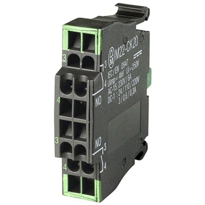 Ndërprerës ndihmës Eaton M22-CK20 2Z 107898, i zi