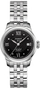 Orë dore për femra Tissot T-Classic Le Locle Automatic Lady T41.1.183.56, e argjendtë/zezë