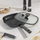 Tigan grill Berlinger Haus Anthracite BH-8127, 28cm, me kapak, antracit