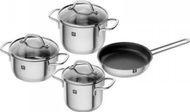 Set tenxheresh dhe tigani Zwilling Pico, 3 copë, çelik inoks, argjendtë