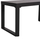 Tavolinë anësore lezho Sentry HM6275.03, alumin, 87×43.5×45cm, gri e errët
