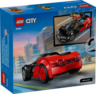 Set lodër ndërtimi LEGO Superelectric Car 60486, makinë sportive, shumëngjyrëshe