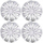 Kapakë rrotash MAMMOOTH A112 2041 15, 15", set 4 copë, argjend