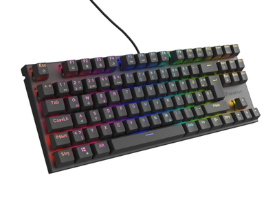 Tastierë Genesis Thor 303 TKL, Outemu Brown, RGB, e zezë