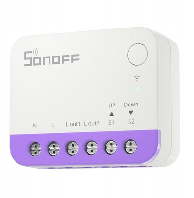 Паметен прекинувач за ролетни Sonoff MINI-RBS, WiFi, Matter, сет 4 парчиња