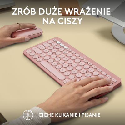 Set tastiere dhe mausi me kamerë Logitech Pebble 2 Combo dhe Brio 100, wireless, Full HD 1080p, i zi