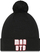 Зимска капа Manchester United FC Wordmark Bobble, за деца, со помпон, црна