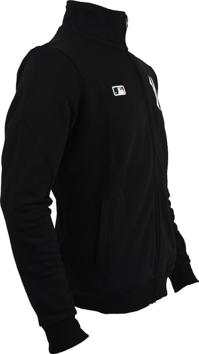 Xhaket sporti për burra 47 Brand MLB Helix NEYYAN, me zinxhir, jakë të ngritur, e zezë