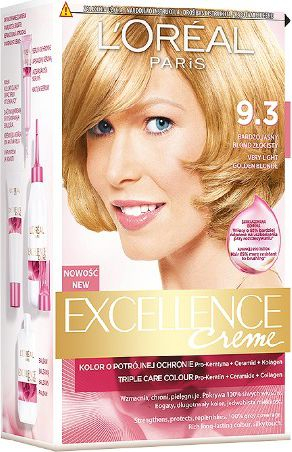 Ngjyrë për flokë L'Oreal Paris Excellence Creme Coloring Cream 9.3, bjonde