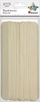 Shkopinj druri Titanum Wooden Straight, 2.4 x 20 cm, set 18 copë, ngjyrë natyrale