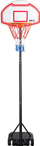Kosh basketbolli NILS ZDK018, portativ, me lartësi 200-246 cm, i zi