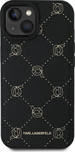 Futrollë Karl Lagerfeld Karl Head KLHMP15MPGKHPHK për iPhone 15 Plus 6.7", MagSafe, e zezë