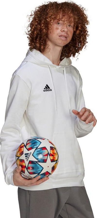 Duks Adidas për burra Entrada 22 Hoodie Sweat HG6302, XXL, i bardhë