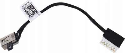 Kabllo Dell DC-IN, 11cm, e zezë