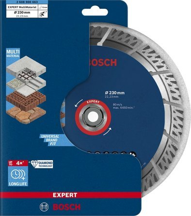 Disk prerës Bosch EXPERT MultiMat DIA TS, 150mm, 22.23mm, gri