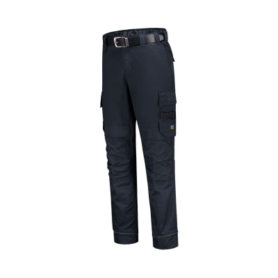 Pantallona pune Malfini Work Pants Twill Cordura Stretch MLI T62T2, me viza reflektuese, me plot xhepa, gri