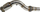 Downpipe TurboWorks BMW F82 F83 M4 S55, çelik inox, katalizator sport 200 cell