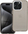 Kuti mbrojtëse Pearl Case për iPhone 16, transparente, me kornizë kamere, e zezë