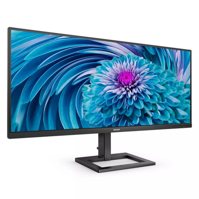 Монитор Philips 346E2LAE, 34", UWQHD 3440x1440, 100Hz, црн