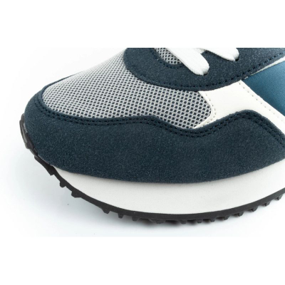 Патики Lee Cooper темно сини, со врвки, платформа 2.5 cm, сини