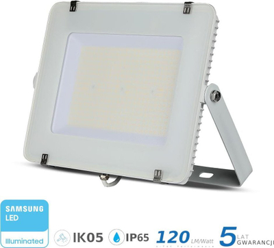 Reflektor LED V-Tac VT-206 788, 200W, 6400K, i bardhë