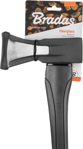 Sëpatë për drurë Bradas Fiberglass 5105, 1500g, dorezë fibër xhami, gri portokalli