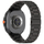 Rrip ore i mençme Tech-Protect Stainless Steel për Samsung Galaxy Watch 8 e 8 Classic, çelik inox, me hallka metalike, i zi