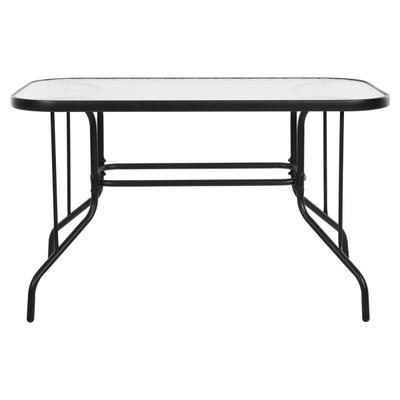 Tavolinë e jashtme Adam 120×70×70 Hcm (HM5679.03), zezë