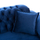 Divan-krevat Bennington HM3250.18, 2 vende, 180 cm, blu e errët