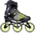 Patina inline për kalamajt NILS NA1206, rrota 110 mm, ABEC 9, numër 39, të zeza me jeshile