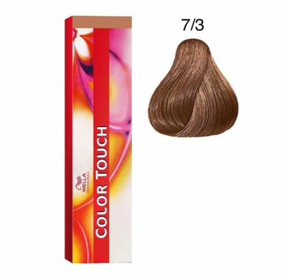 Bojë flokësh Wella Color Touch 7/3, bjonde mesatare e artë, demi-permanente