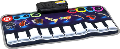 Tapet muzikor Leantoys Little Piano, 10 taste, 8 vegla muzikore, shumëngjyrësh