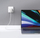 Karikues muri USAMS Sandru Series US CC180, 65W, 2x USB C 1x USB, i bardhë