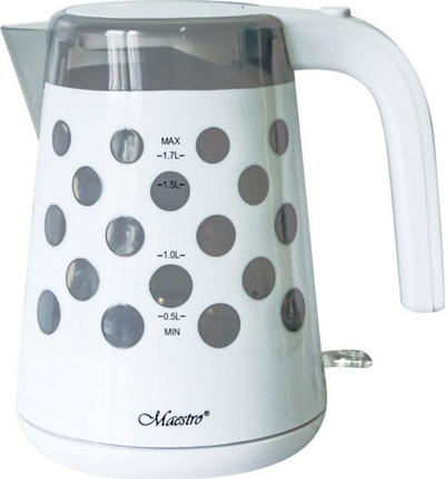 Çajnik Maestro MR-045, 1.7 L, 2200 W, i bardhë
