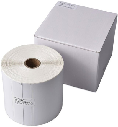 Etiketa letre të veshme G&amp;G, 930 copë, 102 x 76 mm, të bardha