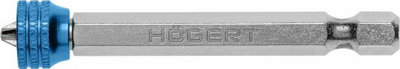 Set bite kaçavide Högert Technik PH2, 65mm, mbajtës magnetik, gri