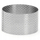 Unazë për ëmbëlsira çelik inox, e shpuar, 4.5cm lartësi, 7.5cm diametër