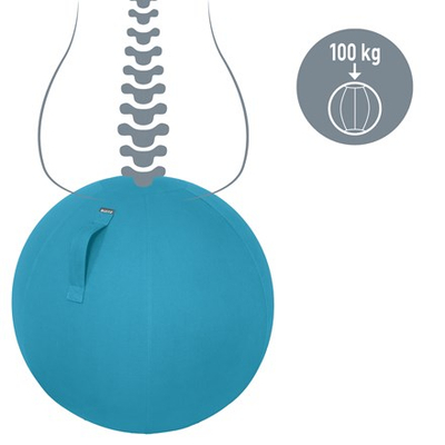 Top ulës ergonomik Leitz Ergo Cosy, 65cm, me dorezë, blu oqeani