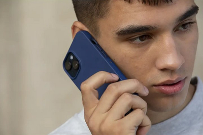 Mbulesë telefoni Dbramante1928 Iceland Ultra D3O MagSafe, për iPhone 15 Pro Max, blu e errët