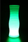 Vazo dekorative Techly për lule, me drita RGB LED, me telekomandë, e bardhë