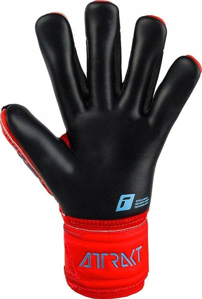 Doreza portjeri Reusch Attrakt Duo M 5370025, Grip latex, qepje negative, të kuqe