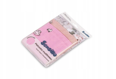 Set pelena museline MUSLIN DIAPER TRIO EG-0102, 3 copë, 100% pambuk, multingjyrësh