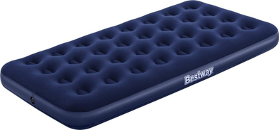 Dyshek ajri Bestway 67001 Twin, 188x99x22 cm, sipërfaqe flokato, blu e errët