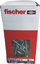 Vida druri Fischer Power Fast II 670642, 5 x 60 mm, çelik i galvanizum, T-profil, 200 copë