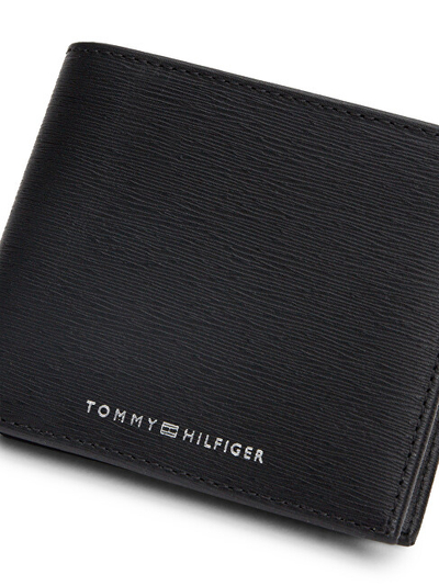 Kuletë lëkure për meshkuj Tommy Hilfiger, e zezë