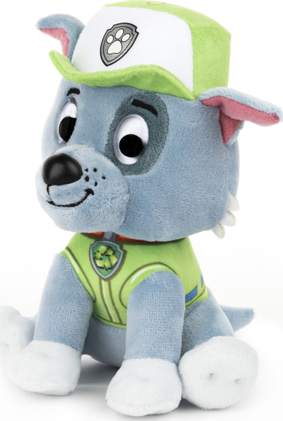 Lodër pellushi Spin Master Paw Patrol Rocky, 15 cm, jeshile gri