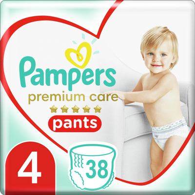 Pelena Pampers Premium Care Pants 4, 9-15 kg, 38 copë