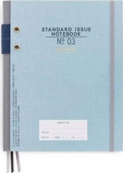 Fletore me vija Designworks Ink A5 / 192K, e kaltër