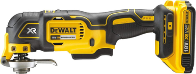 Mjet shumëfunksional oscilues pa brusha DeWALT, 18V XR, 2x2.0Ah