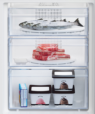 Frigorifer i integruar Beko BCHA275K41SN, 262L, No Frost, i bardhë